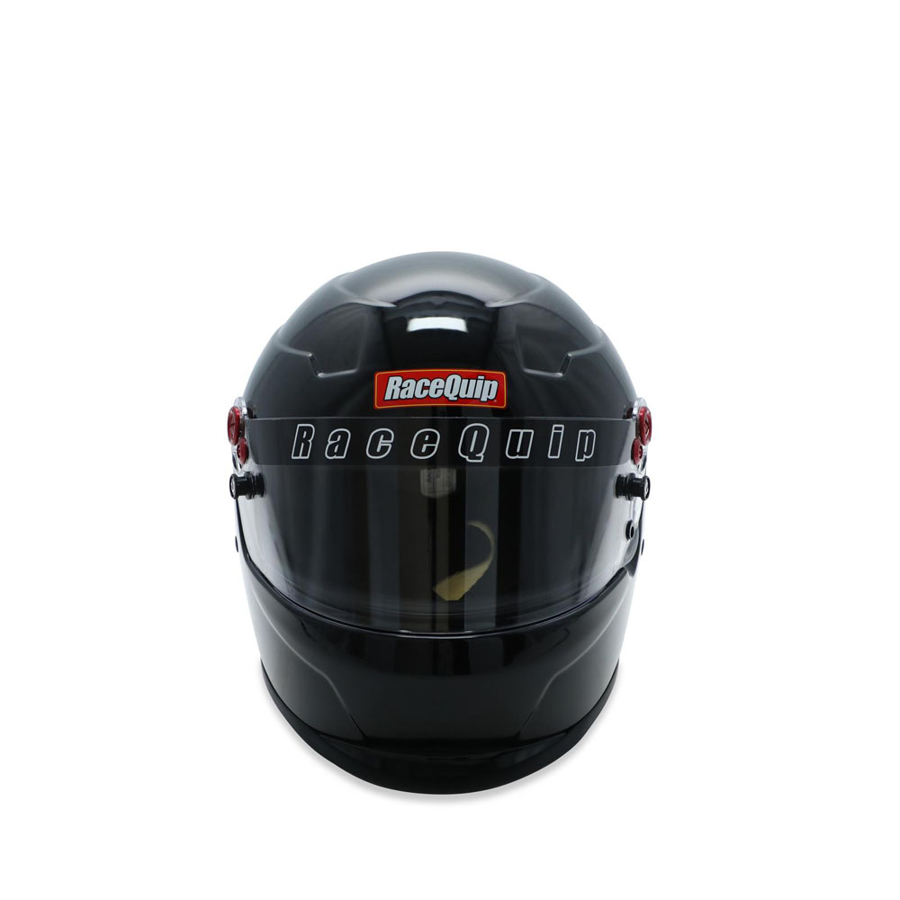 RaceQuip Helmet 277005; Pro25 Large Full Face Gloss Black Snell SA2025 