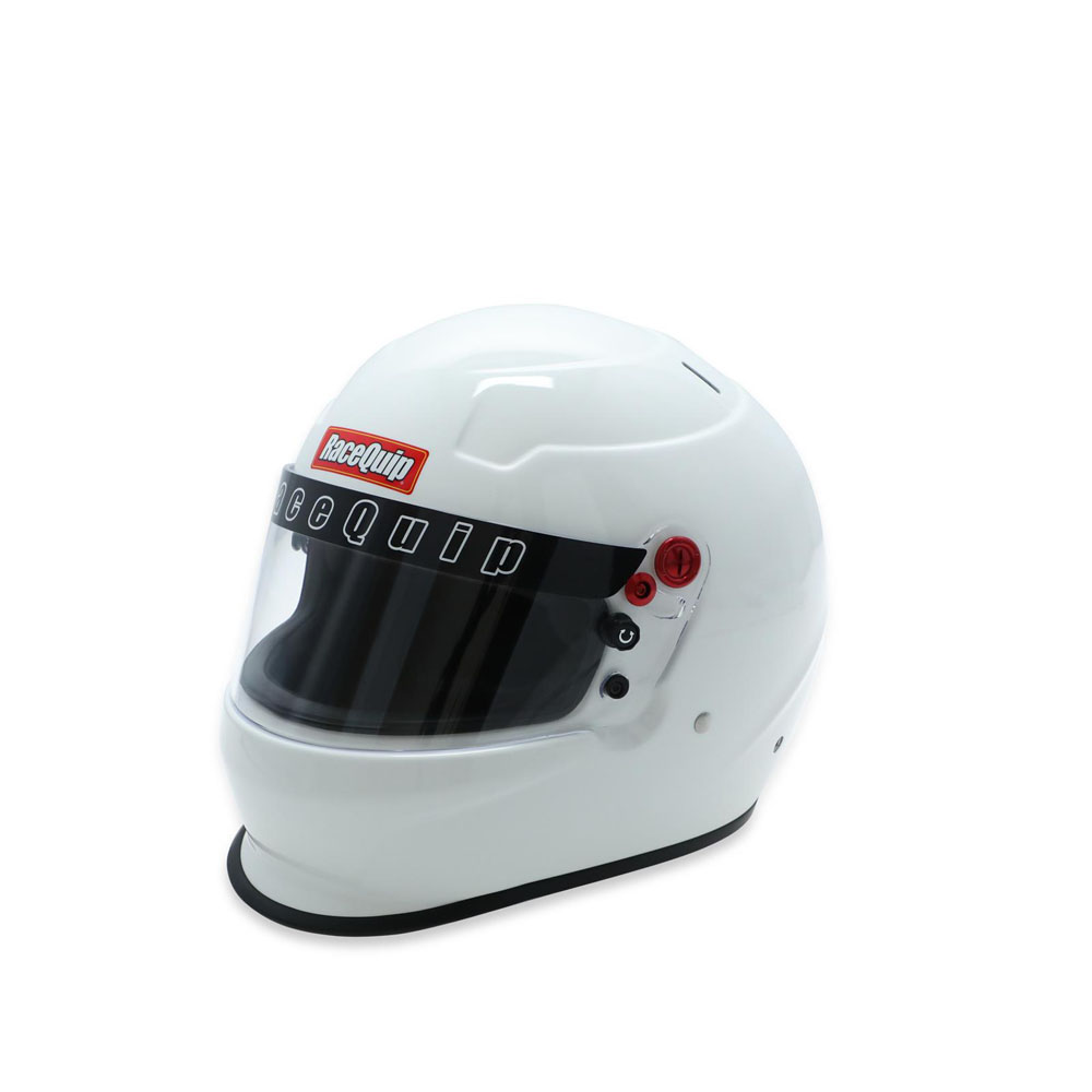 RaceQuip Helmet 277116; Pro25 X-Large Full Face Gloss White Snell SA2025 
