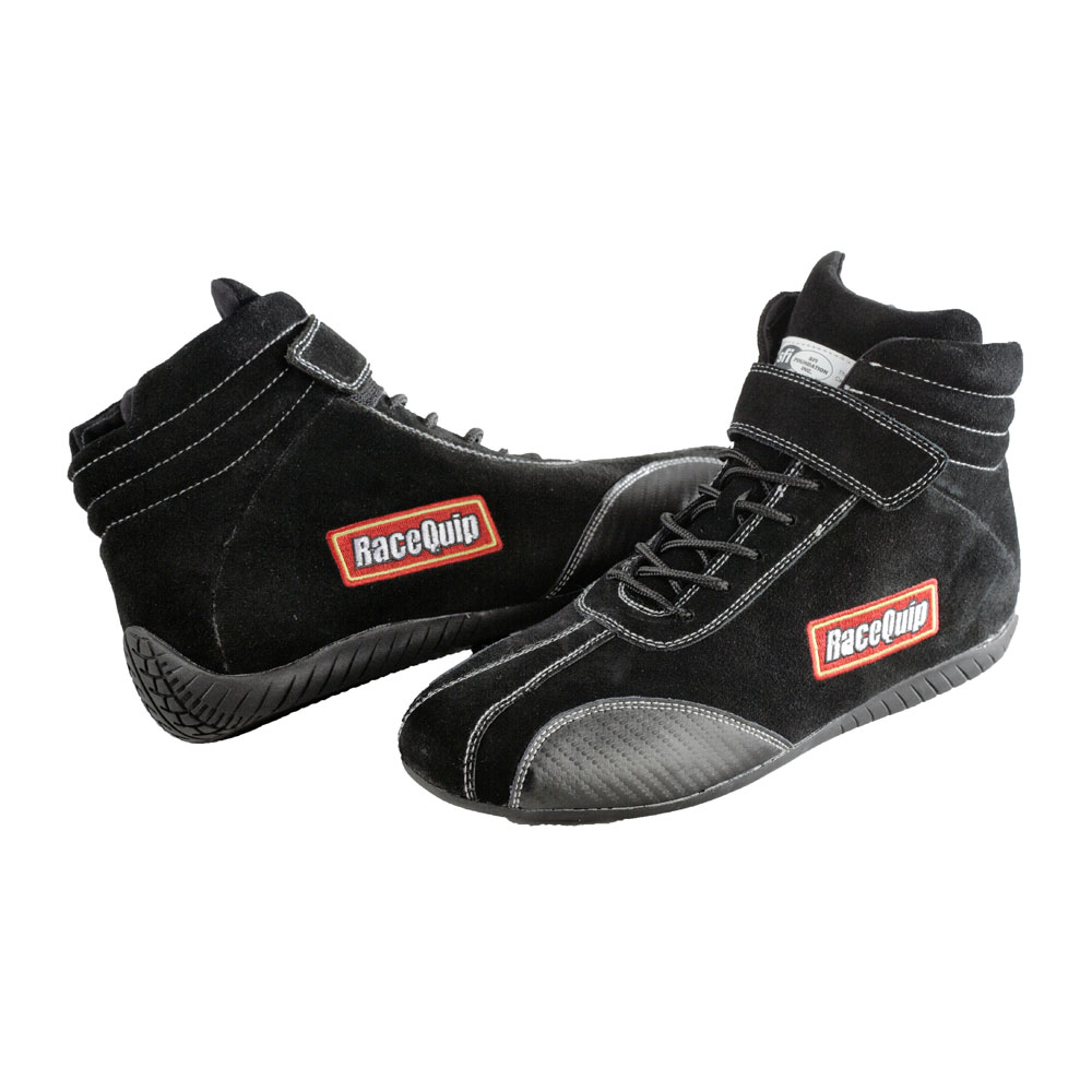 Photo for RaceQuip Racing Shoes 30500030; Euro Ankletop Ankle Top Black 3 Youth