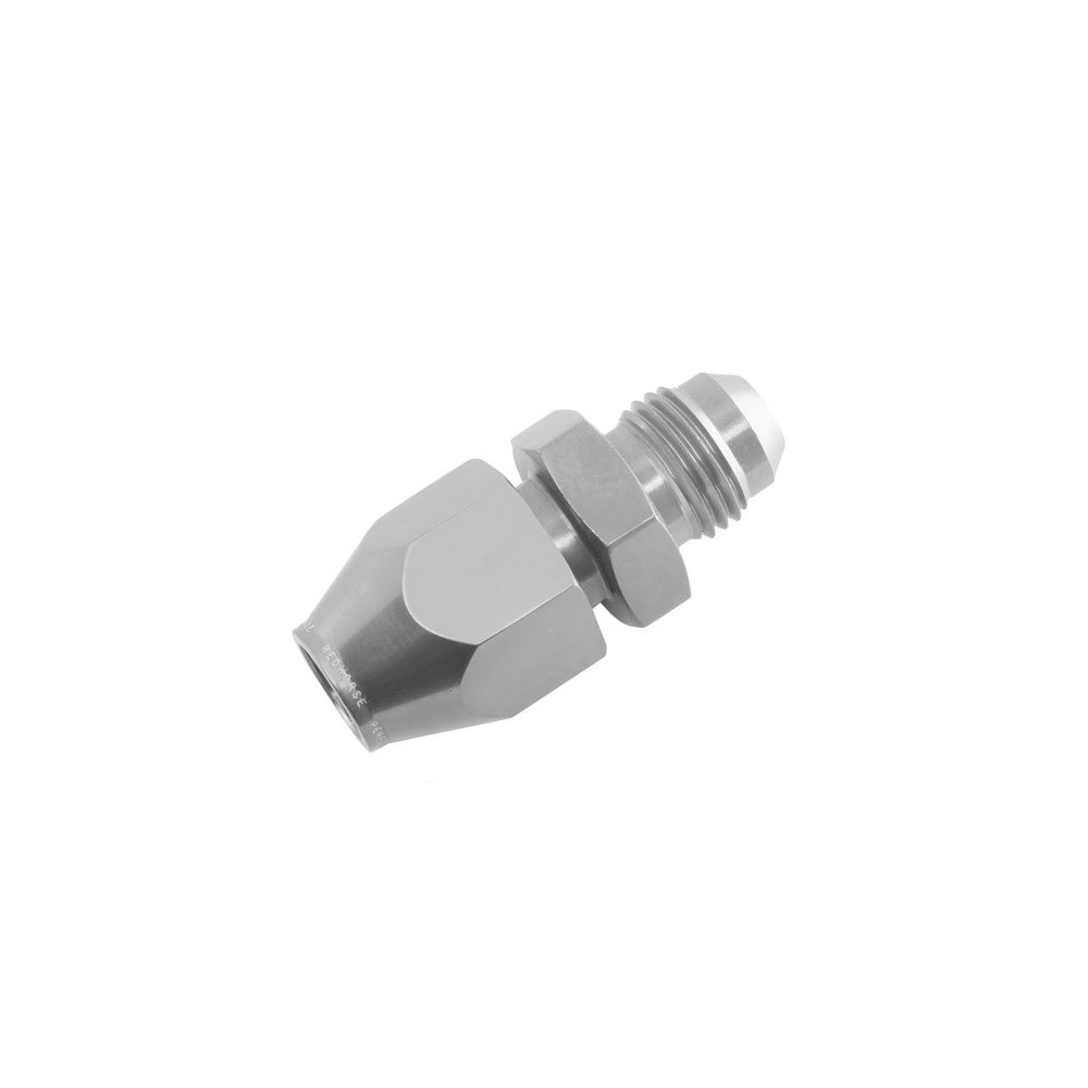 Photo for Redhorse Performance AN Fitting 3100-08-08-5; AN to Hard Line Adapter AN to Hard Line Adapter Clear ANodized -08AN Male Straight 1/2 in. Hard Line