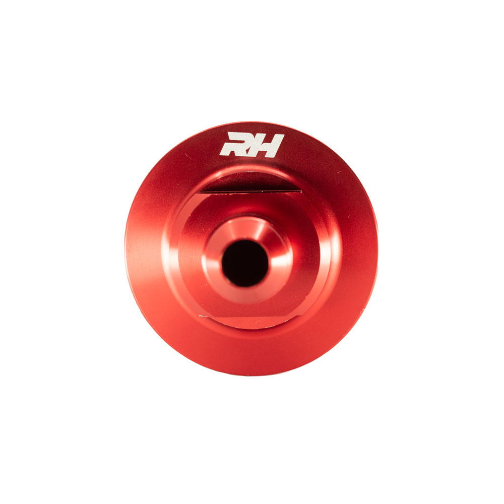 Photo for Redhorse Fuel Filter 4651-10-3; Race Filter -10AN Male 40 Micron Red Anodized Aluminum