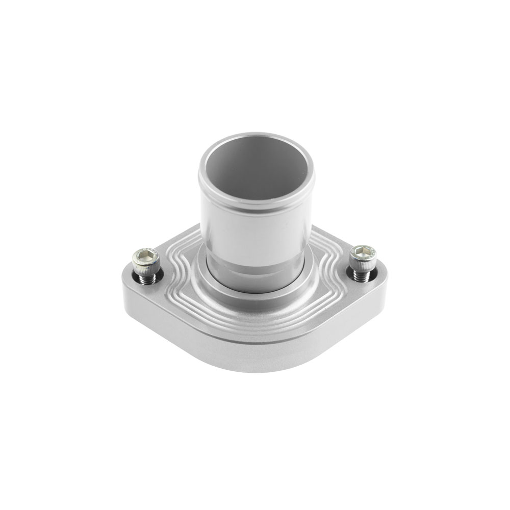 Photo for Redhorse Thermostat Housing 4910-347-20-5; Straight Clear Anodized Aluminum for GM LS