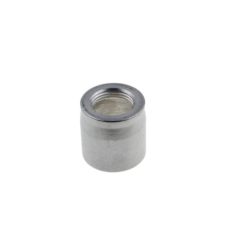 Redhorse Performance Fuel Hose Fitting Crimp Collar 7000-10-0; Crimp On Hose End Crimp Collar Polished -10AN Straight 