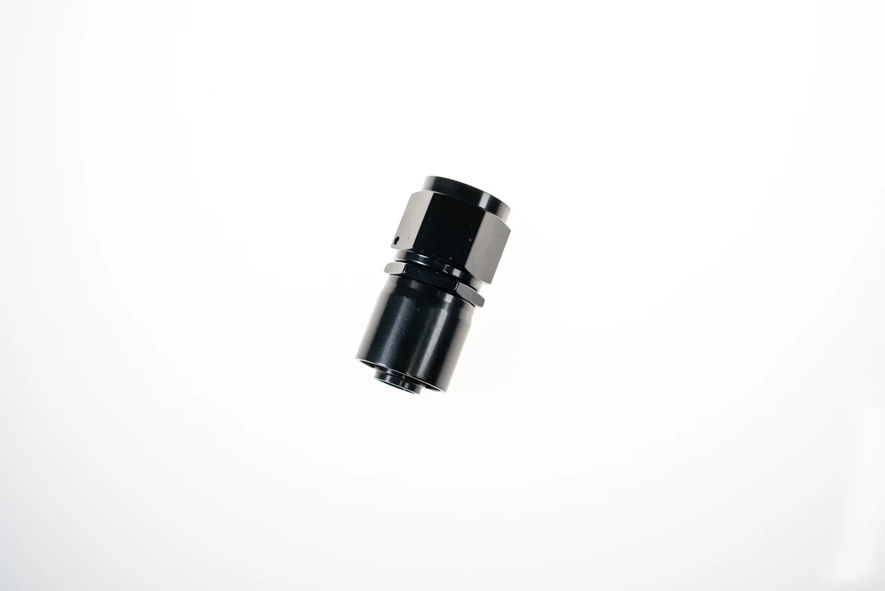 Redhorse Hose End 7002-08-2; Crimp Style Crimp On Black -08AN Straight 