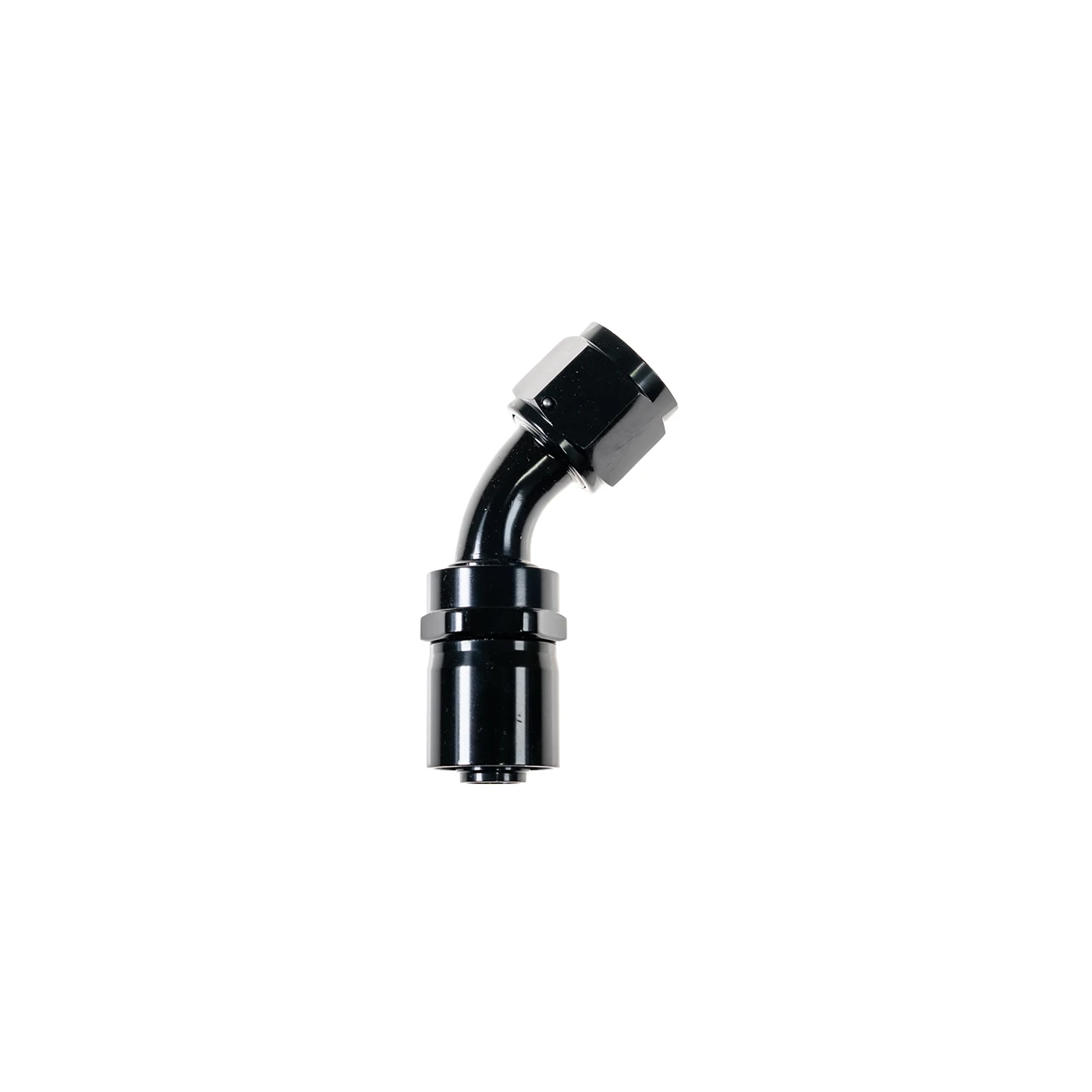Redhorse Hose End 7042-10-2; Crimp Style Crimp On Black -10AN 45 deg. 