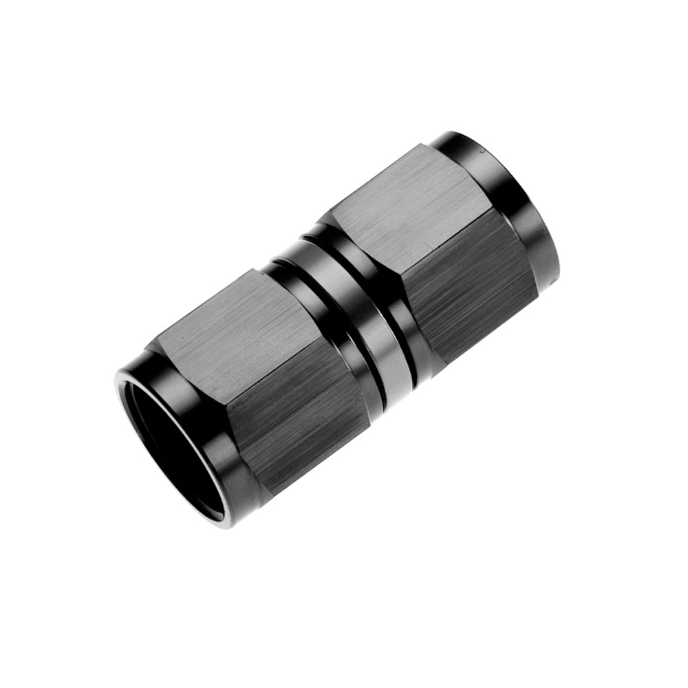 Redhorse Performance AN Fitting 8100-16-2; Female Coupler Swivel Coupler Black -16AN Female Straight -16AN Female 