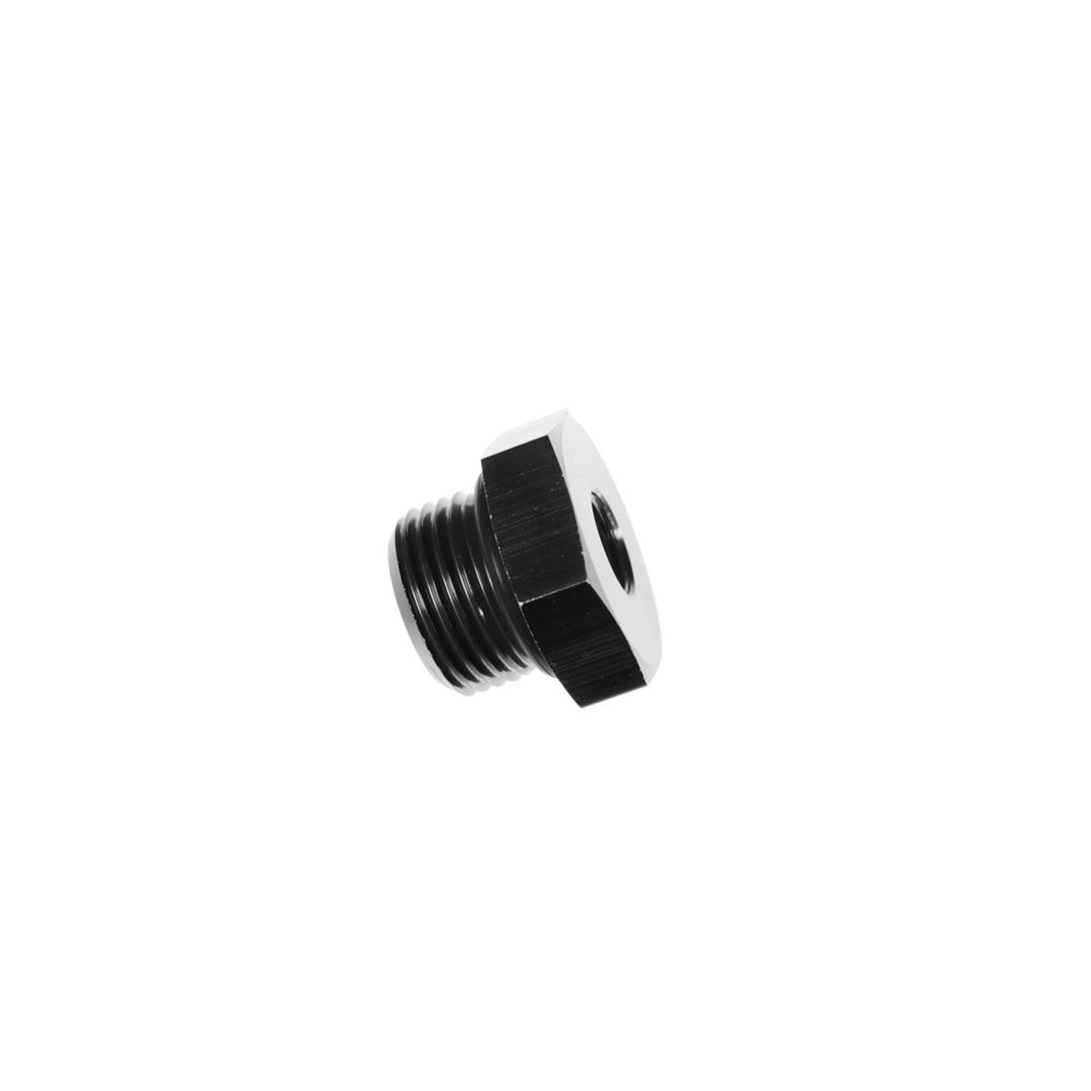 Photo for Redhorse O-Ring Boss Fitting 8148-08-5; Adapter Clear Anodized -08AN ORB male Straight 1/8 in. NPT female 