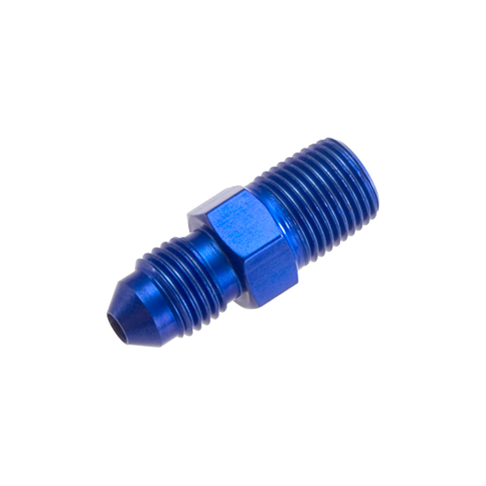 Redhorse Performance AN Fitting 816-06-04-1; AN to NPT Adapter Blue -06AN Male Straight 1/4 in. NPT Male 