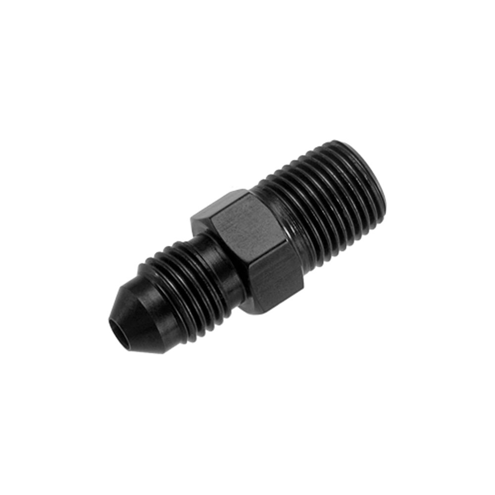 Redhorse Performance AN Fitting 816-03-02-2; AN to NPT Adapter Black -03AN Male Straight 1/8 in. NPT Male 
