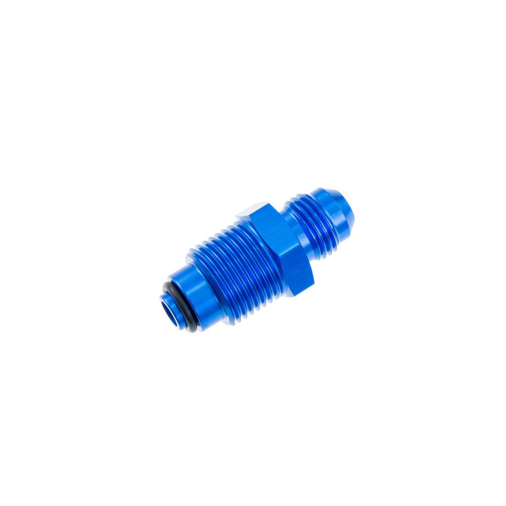 Redhorse AN Fitting 8163-06-14-1; AN to Metric Adapter Blue -06AN Male Straight 14 mm 