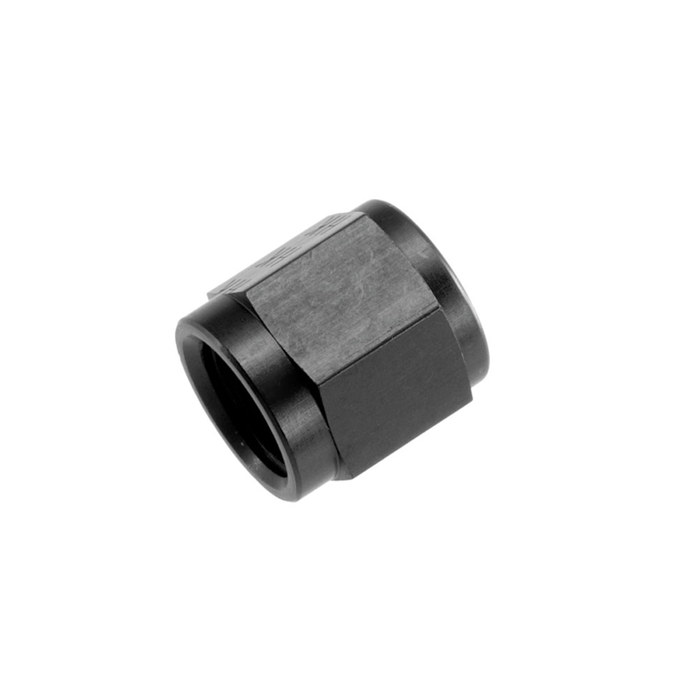Redhorse Performance Tube Fitting 818-16-2; Tube Nut Black Anodized 1.000 in. Tube Straight -16AN Female 