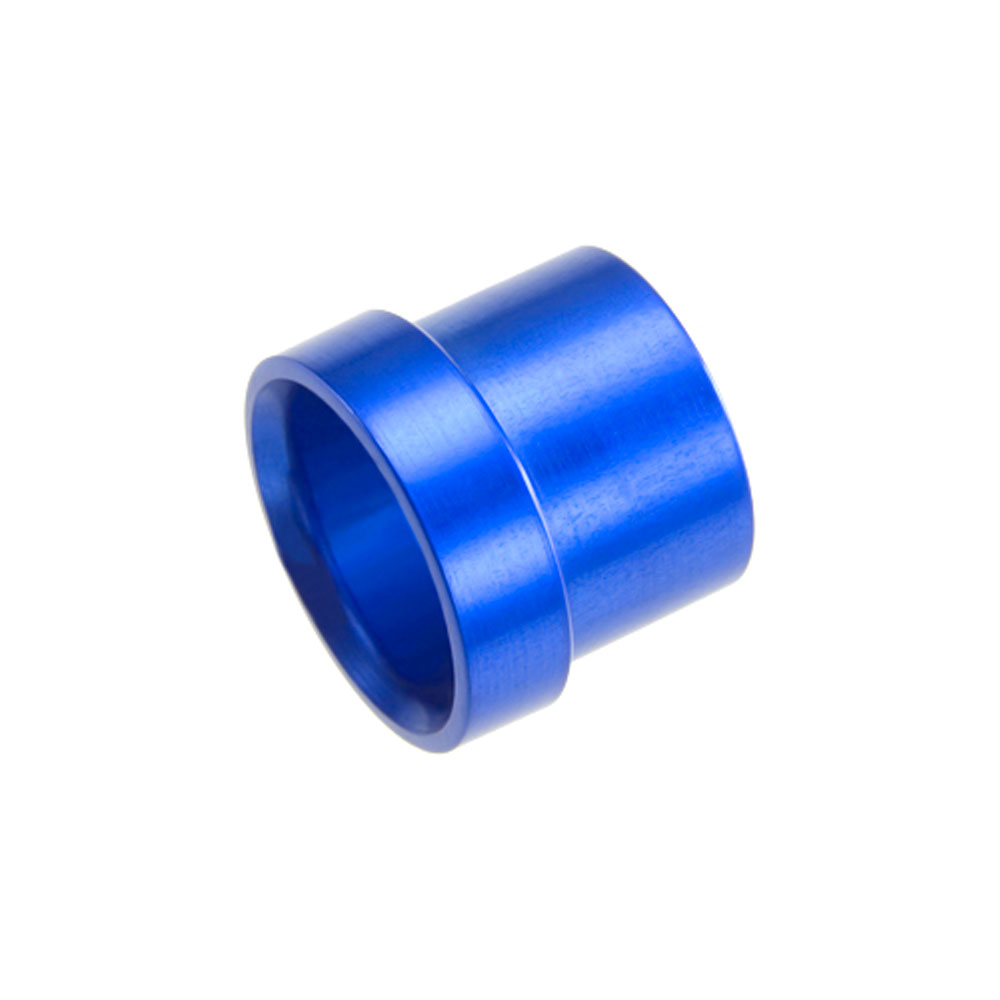 Redhorse Performance Tube Fitting 819-12-1; Tube Sleeve Blue Anodized 3/4 in. Tube Straight -12AN 