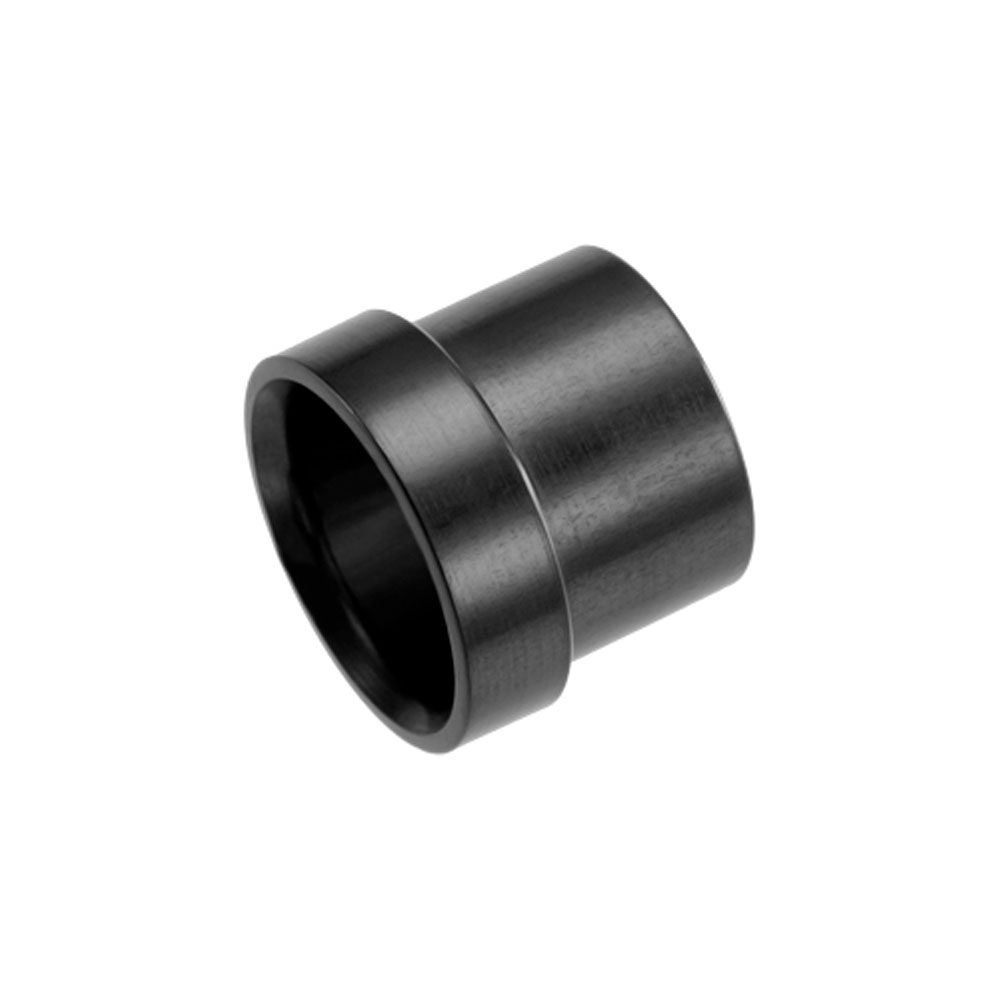 Redhorse Performance Tube Fitting 819-10-2; Tube Sleeve Black Anodized 5/8 in. Tube Straight -10AN 