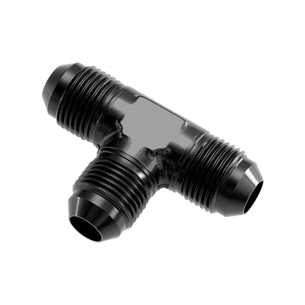 Redhorse Performance AN Fitting 824-08-2; AN to AN Tee Black -08AN Male Tee -08AN Male -08AN Male 