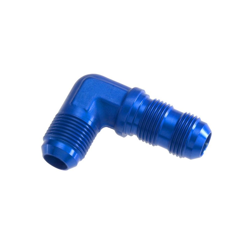Photo for Redhorse Performance AN Fitting 833-16-1; AN to AN Bulkhead Union Blue -16AN Male 90 deg. -16AN Male
