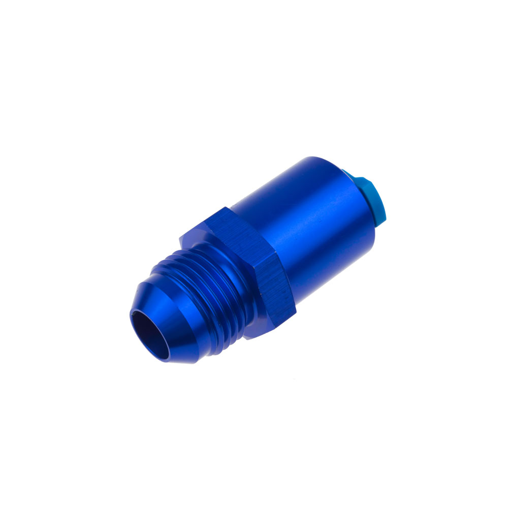 Redhorse Performance AN Fitting 880-08-06-1; AN to Quick Connect Adapter Blue -08AN Male Straight 3/8 in. SAE Female 