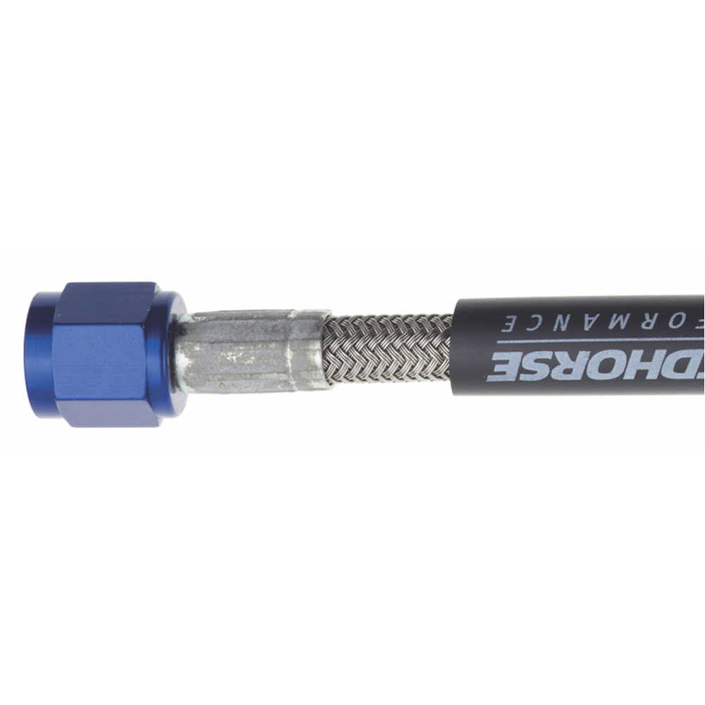 Redhorse Performance Nitrous Oxide System NO2 Hose Assembly 900-04-12-1; 12.000 in. Straight -04 AN Female Straight -04AN Female 