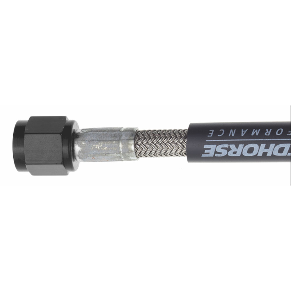 Redhorse Performance Nitrous Oxide System NO2 Hose Assembly 900-04-36-2; 3 ft. Straight -04 AN Female Straight -04AN Female 