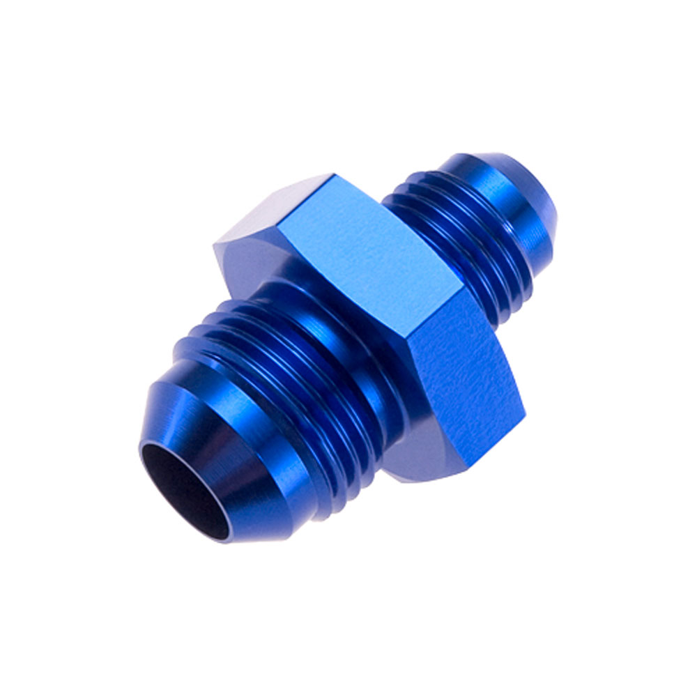 Redhorse Performance AN Fitting 919-06-04-1; AN to AN Reducer Blue -06AN Male Straight -04AN Male 
