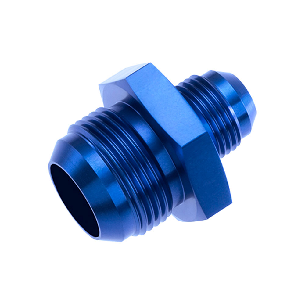 Redhorse Performance AN Fitting 919-12-08-1; AN to AN Reducer Blue -12AN Male Straight -08AN Male 