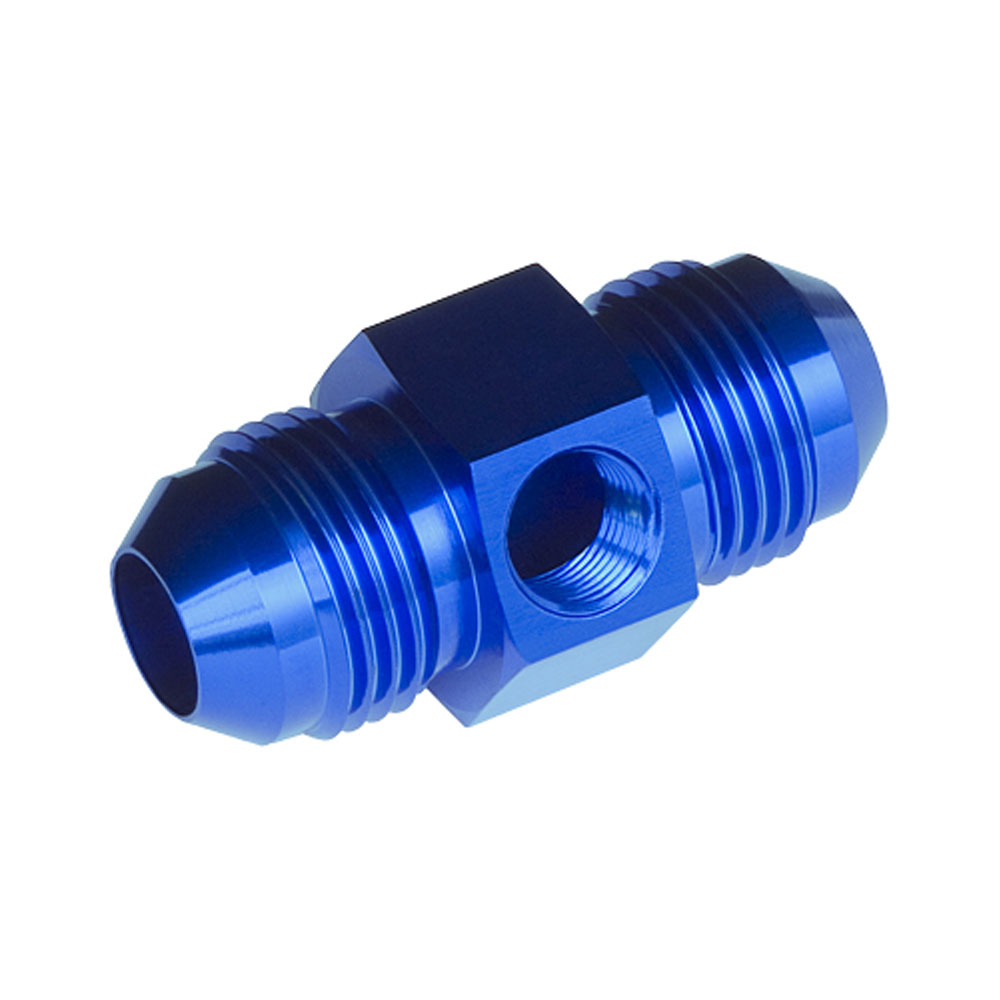 Redhorse Performance AN Fitting 9190-06-1; AN to AN Union Blue -06AN Male Straight -06AN Male 