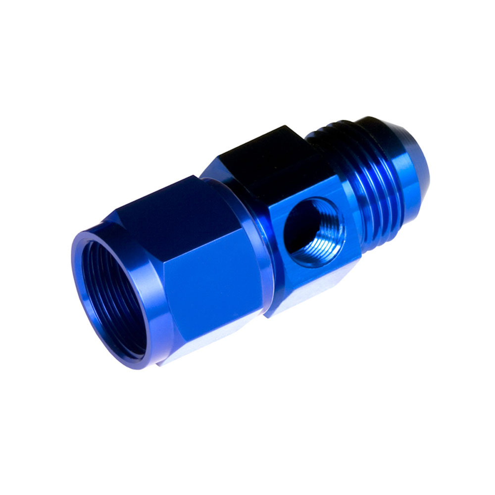 Redhorse AN Fitting 9192-04-1; AN to AN Coupler Blue -04AN Female Straight -04AN Male 