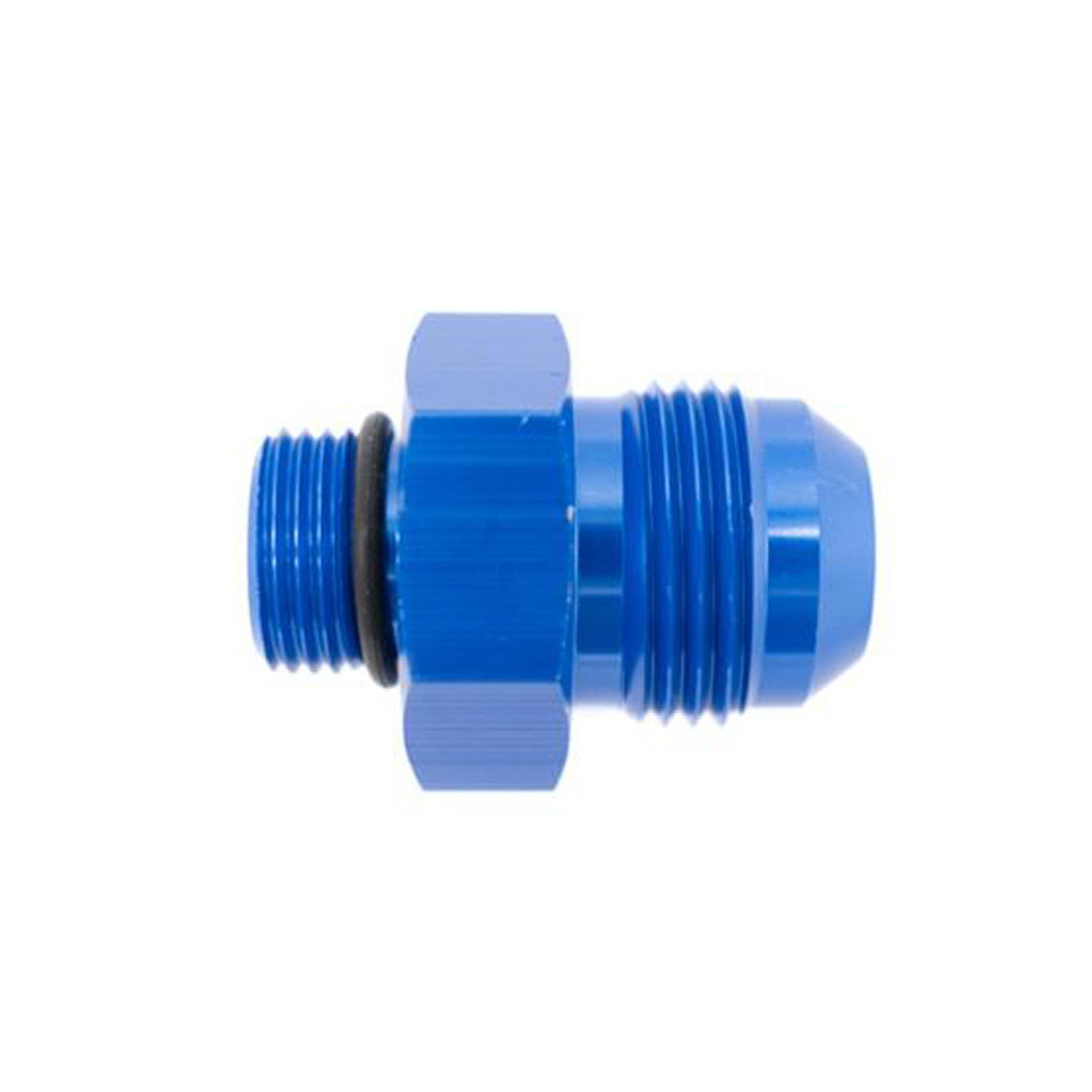Redhorse AN Fitting 920-12-08-1; AN to ORB Adapter Blue -12AN Male Straight -08AN ORB male 