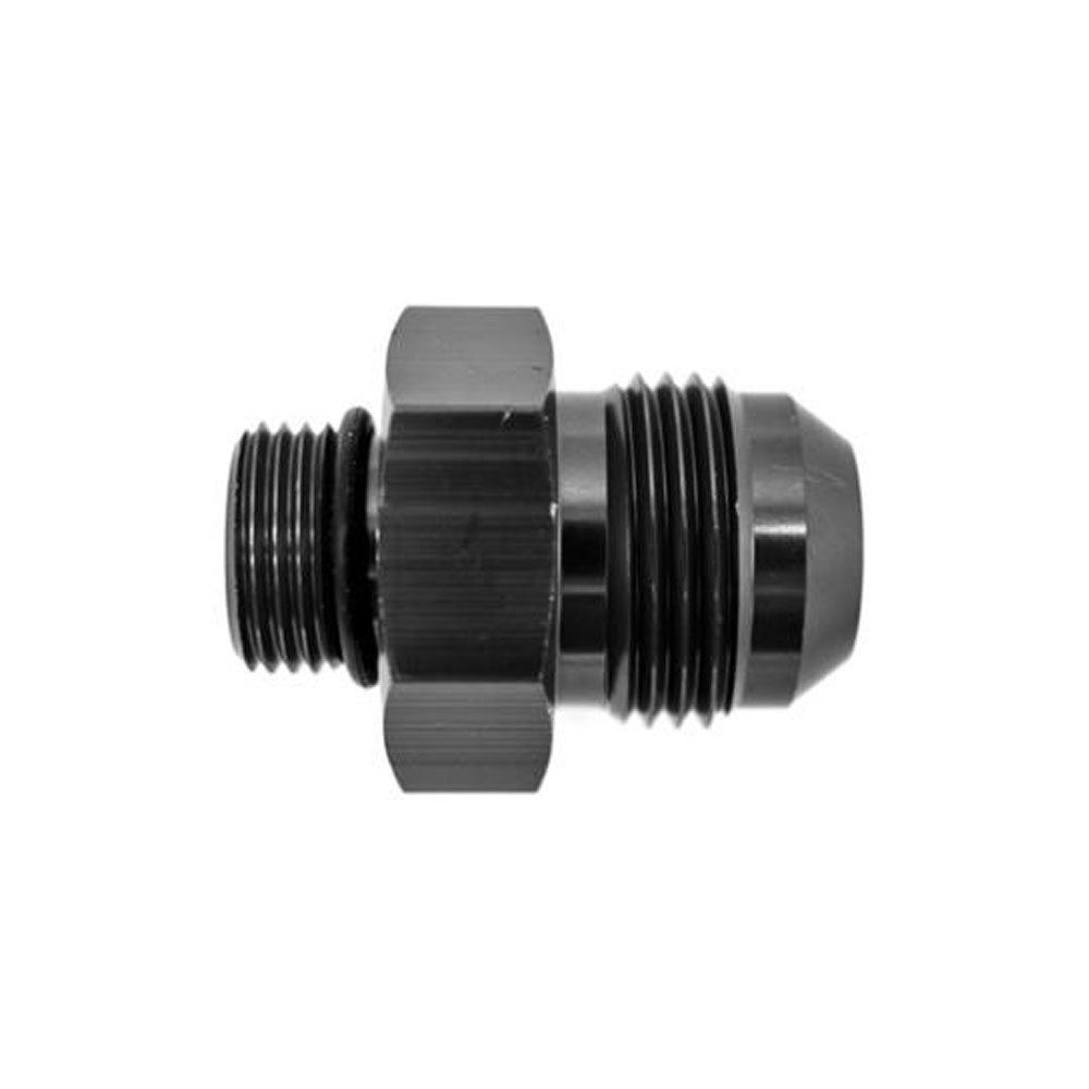 Redhorse AN Fitting 920-12-08-2; AN to ORB Adapter Black -12AN Male Straight -08AN ORB male 