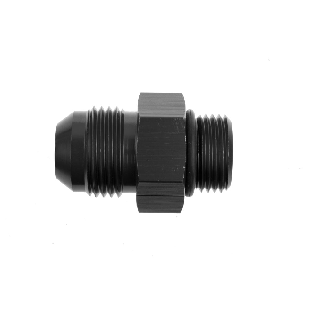 Redhorse Performance AN Fitting 920-04-04-2; AN to ORB Adapter Black -04AN Male Straight -04AN ORB Male 