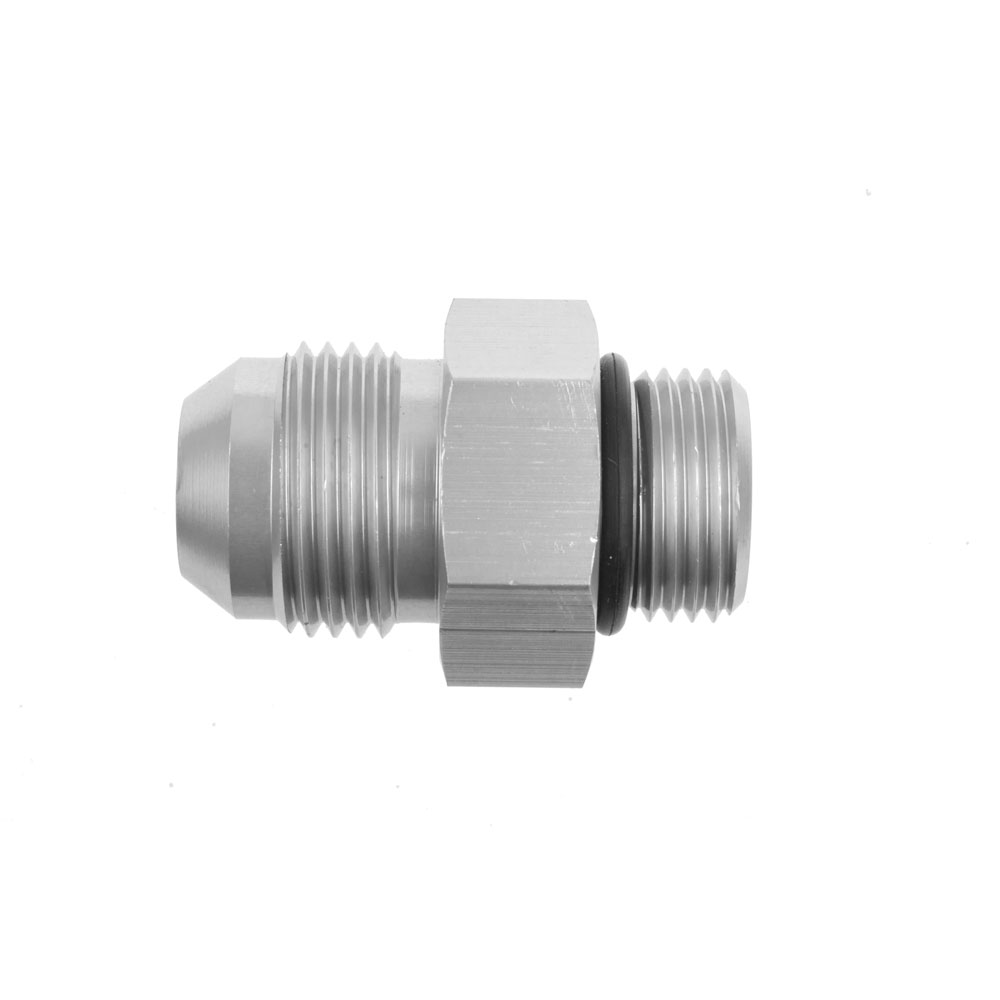 Photo for Redhorse AN Fitting 920-08-12-5; AN to ORB Adapter AN to ORB Adapter Clear ANodized -08AN Male Straight -12AN ORB Male (high flow radius)