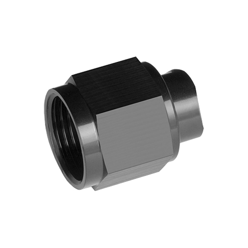 Redhorse Performance AN Fitting 929-06-2; AN Flare Cap Black -06AN Female Straight 