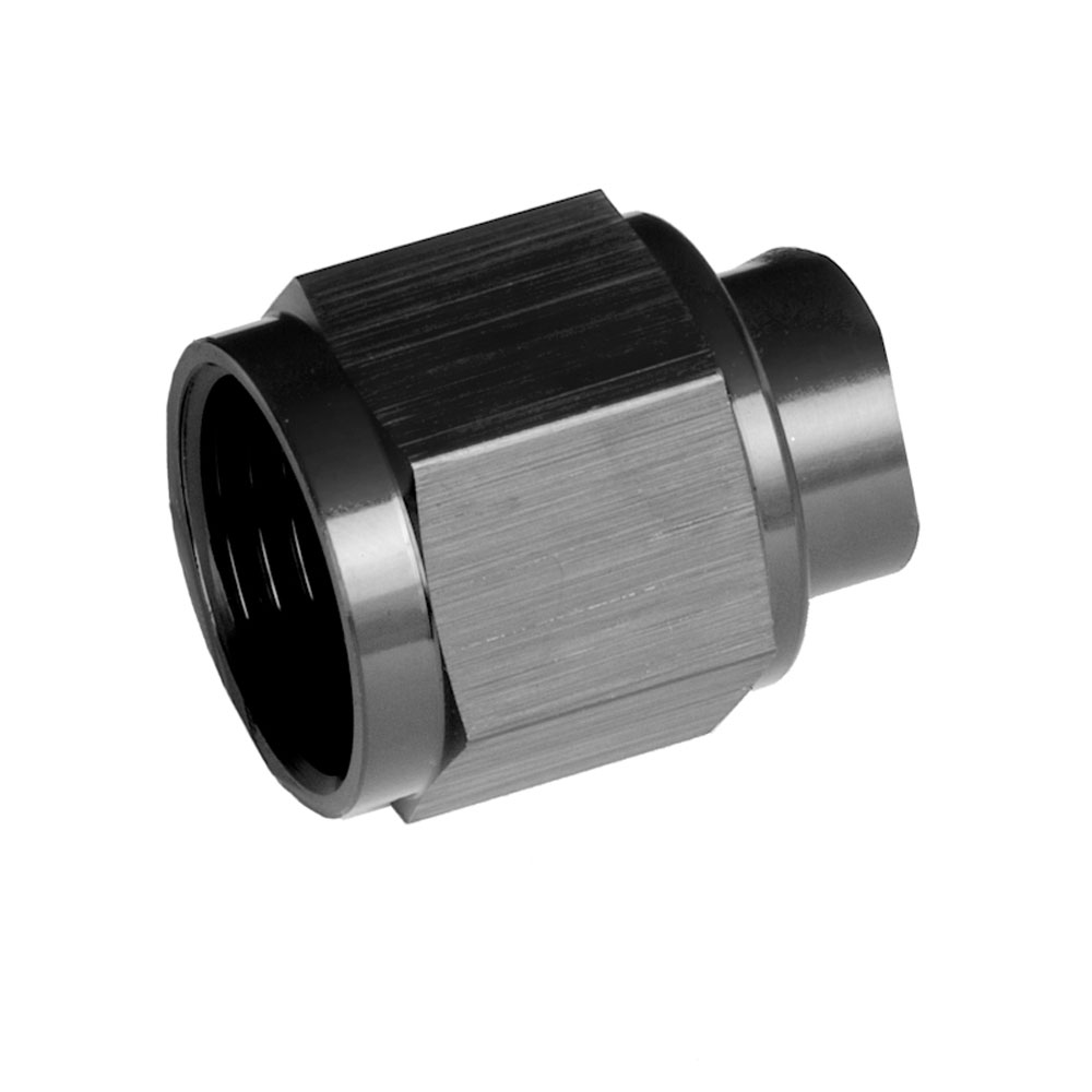 Redhorse Performance AN Fitting 929-03-2; AN Flare Cap Black -03AN Female Straight 