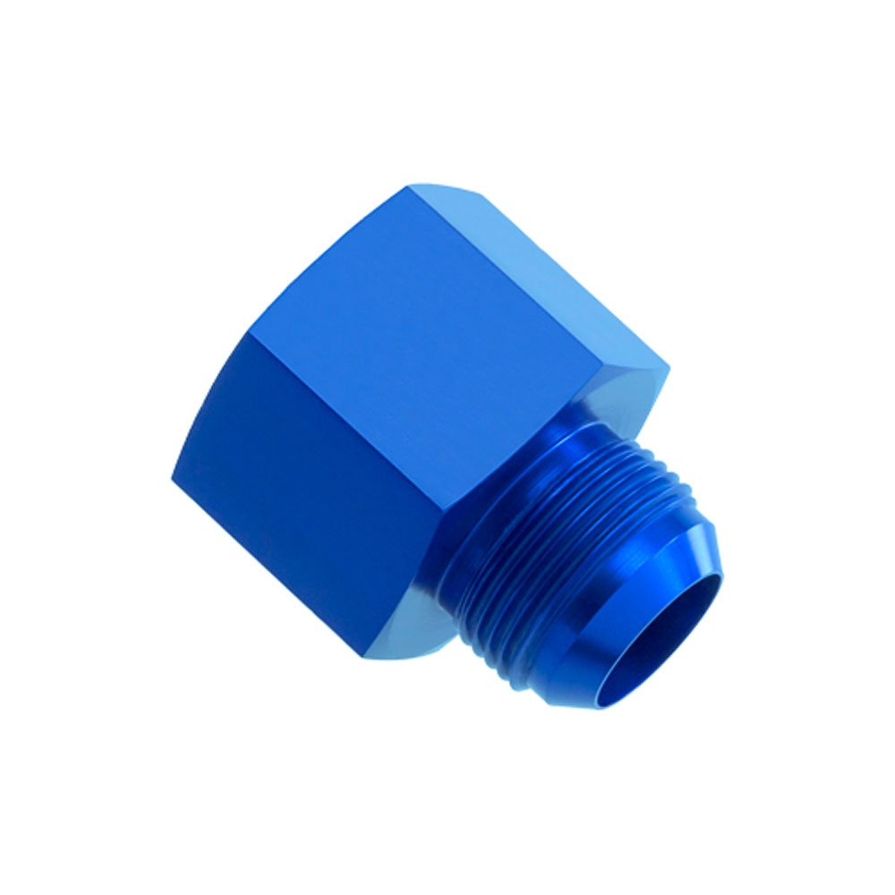 Photo for Redhorse Performance AN Fitting 950-10-08-1; AN to AN Reducer Blue -10AN Female Straight -08AN Male 