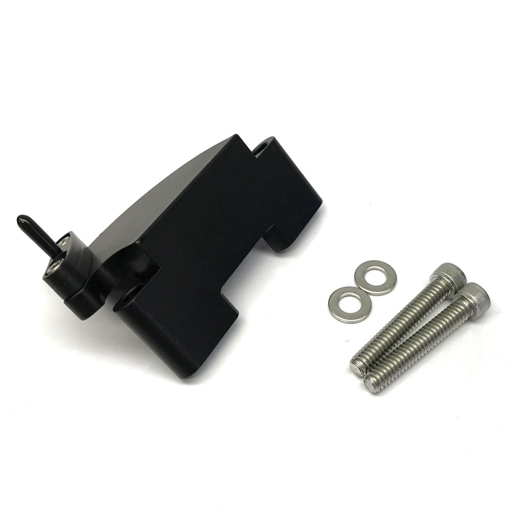 Renegade Racing Components Timing Pointer 16800; 8.000 in. Black Anodized Billet Aluminum for Chevy 396 to 454 