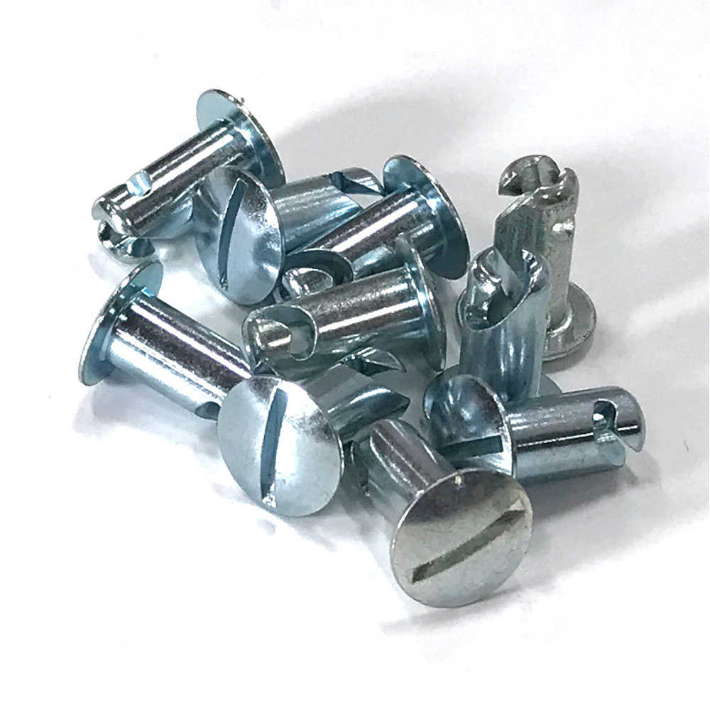 Photo for Renegade Racing Components Quick Fastener Head 17403; 5/16 in. 0.550 in. Zinc Plated Steel Oval