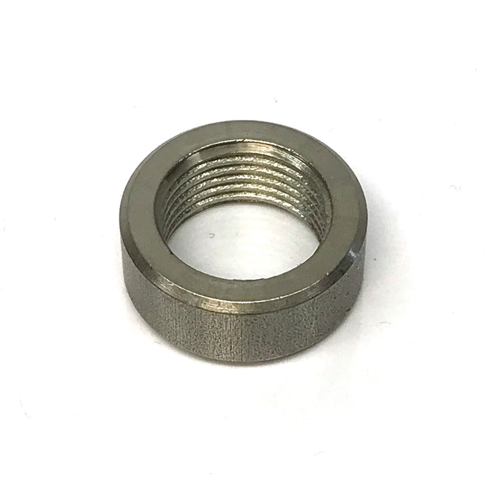 Renegade Racing Components Oxygen Sensor Bung 34-11; M18 x 1.5 Weld On Stainless Steel Straight 