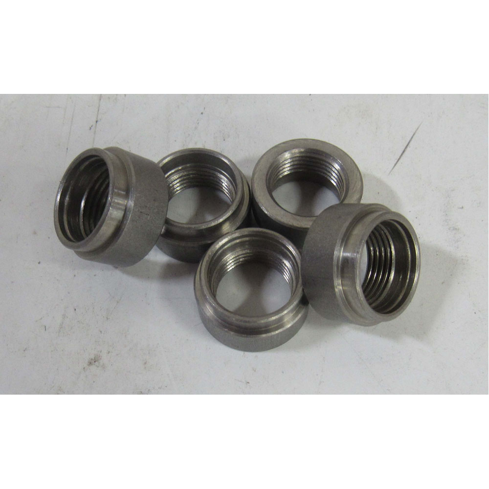 Renegade Racing Components Oxygen Sensor Bung 34-13-5; M18 x 1.5 Weld-On Stainless Steel Stepped 