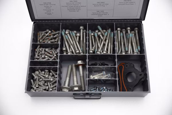 Renegade Bolt Kit 346-9003; Cam Change Bolt Kit, Plan O Gram for GM LS 