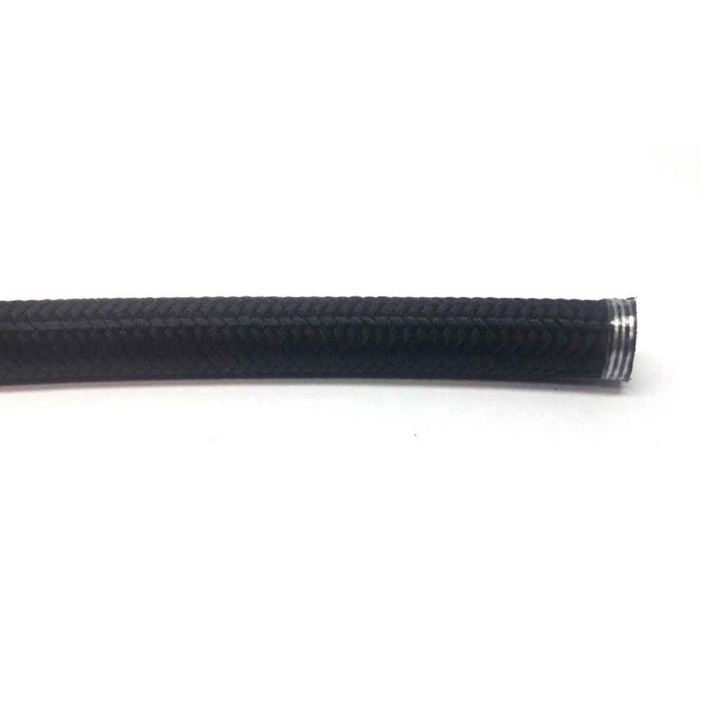 Renegade Racing Components Fuel Hose 350810; -08 AN 10 ft. Black Racing Hose 
