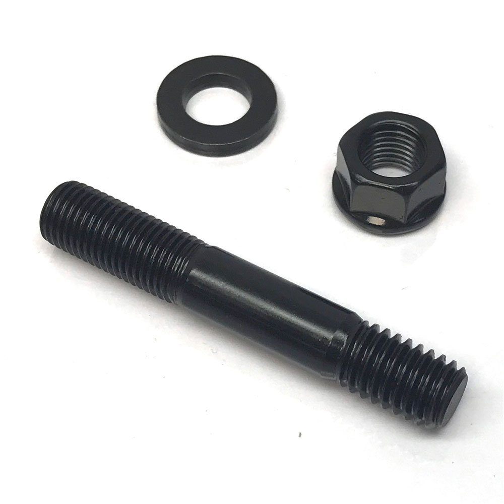 Renegade Racing Components Oil Pump Stud 42149; Hex Stud Black Oxide 8740 Chromoly for Chevy 262 to 400, 396 to 454 