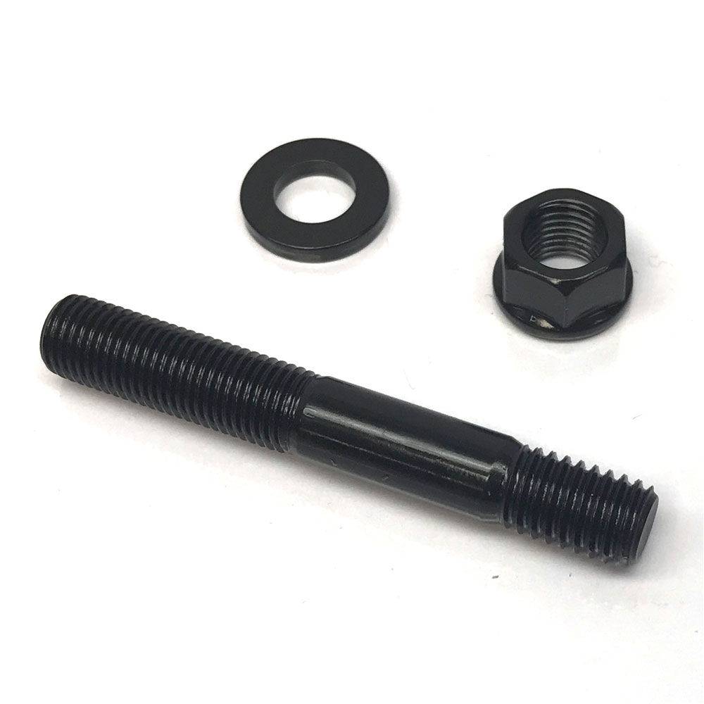 Renegade Racing Components Oil Pump Stud 42150; Hex Stud Black Oxide 8740 Chromoly for Chevy 262 to 400, 396 to 454 