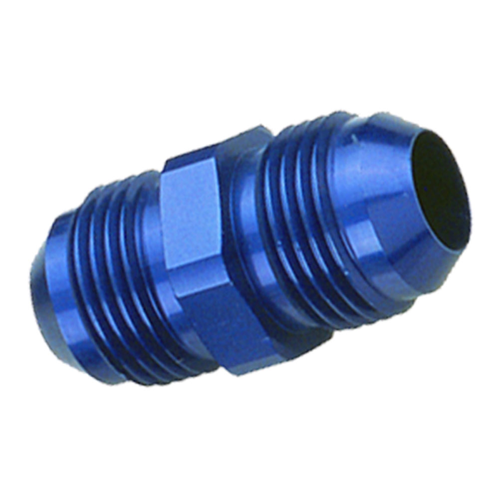 Photo for Renegade Racing Components AN Fitting 60315-1; AN to AN Union Blue -03AN Male Straight -03AN Male