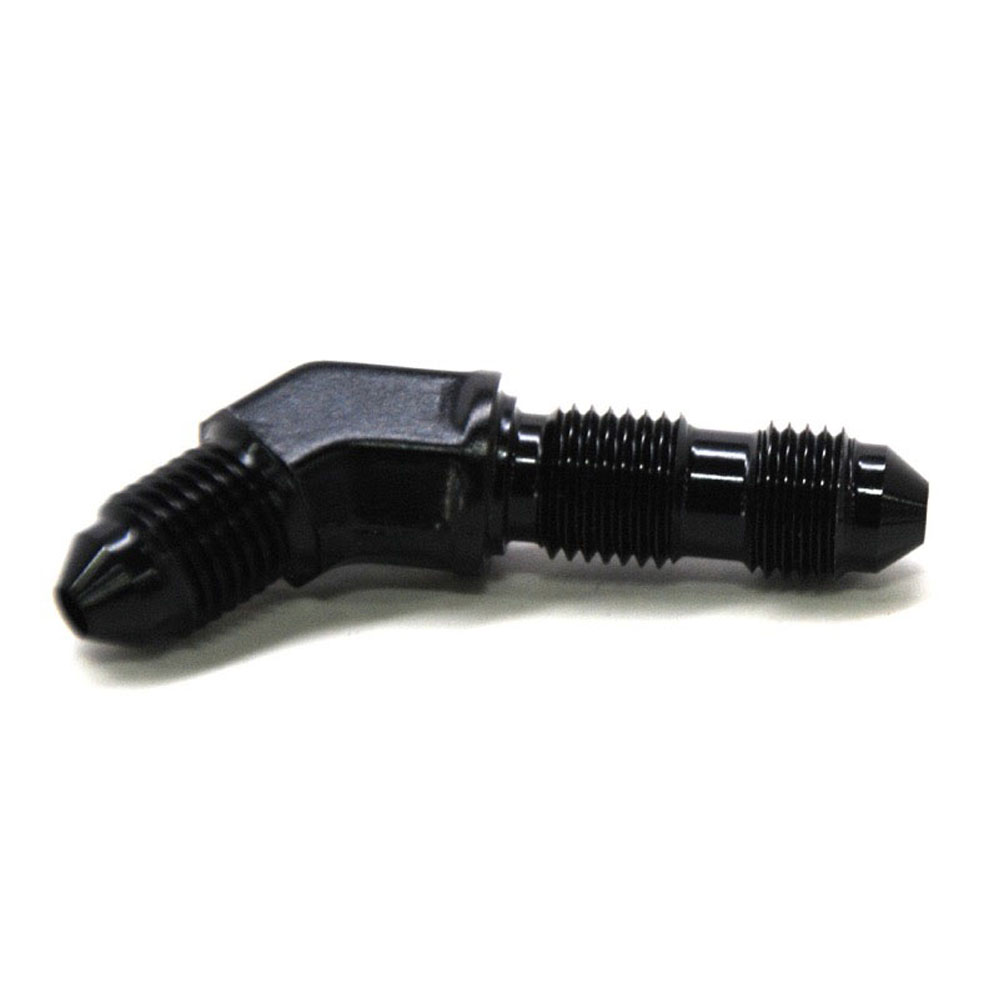 Renegade Racing Components AN Fitting 60337-2; AN to AN Bulkhead Union Black -03AN Male 45 deg. -03AN Male 
