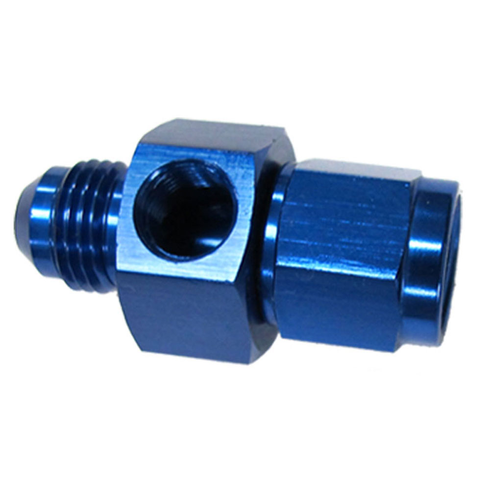 Renegade AN Fitting 60441-1; AN to AN Coupler Blue -04AN Male Straight -04AN Female 