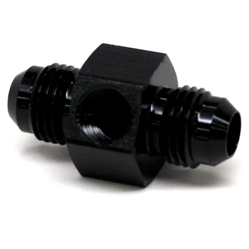 Renegade Racing Components AN Fitting 60668-2; AN to AN Union Black -06AN Male Straight -06AN Male 