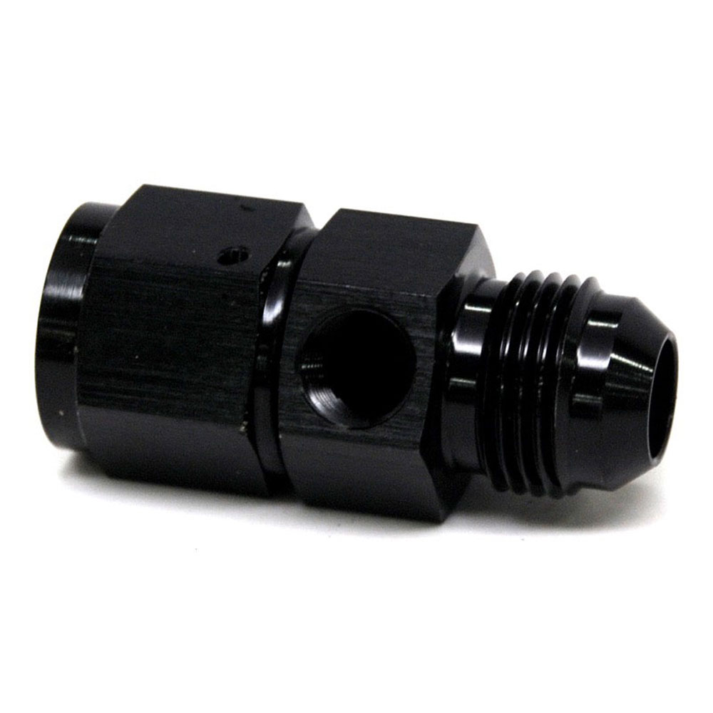 Renegade Racing Components AN Fitting 60881-2; AN to AN Coupler Black -08AN Female Straight -08AN Male 