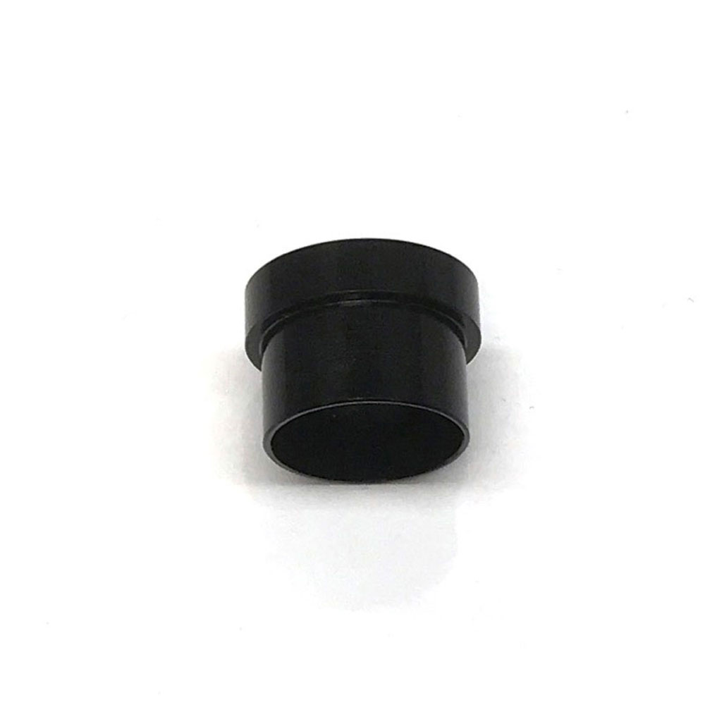 Renegade Racing Components Tube Fitting 61019-2; Tube Sleeve Black Anodized 5/8 in. Tube Straight -10AN 