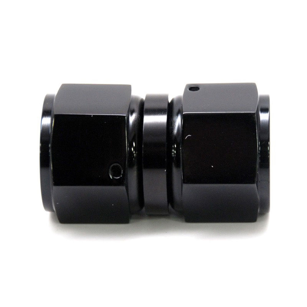 Renegade Racing Components AN Fitting 61200-2; AN to AN Coupler Black -12AN Female Straight -12AN Female 