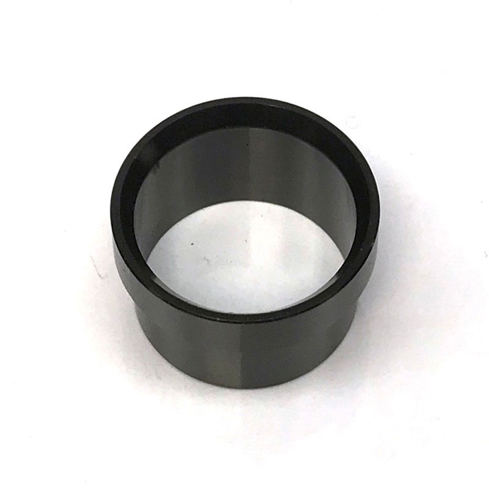 Renegade Racing Components Tube Fitting 61619-2; Tube Sleeve Black Anodized 1.000 in. Tube Straight -16AN 