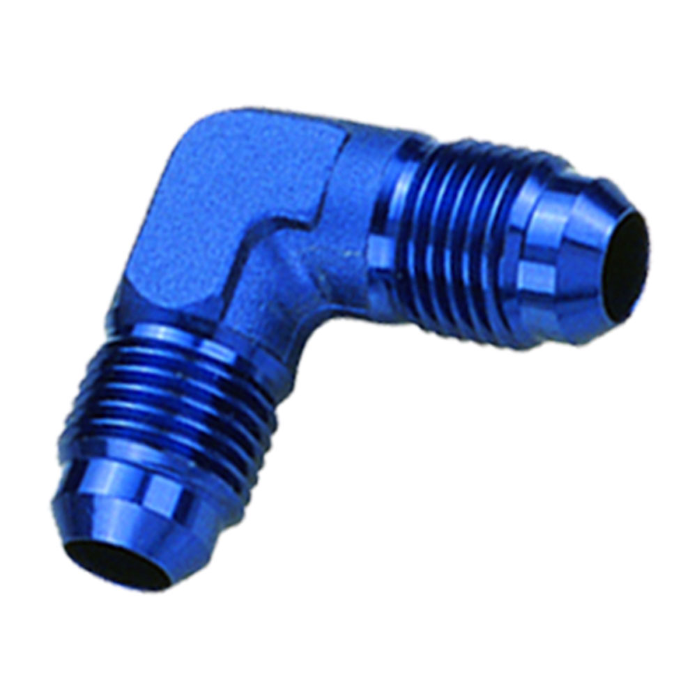Renegade Racing Components AN Fitting 61621-1; AN to AN Union Blue -16AN Male 90 deg. -16AN Male 